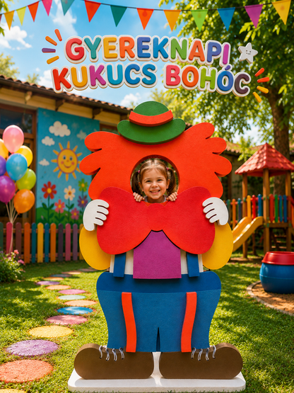 kukucs bohóc dekoráció