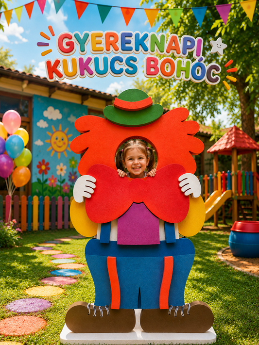 kukucs bohóc dekoráció
