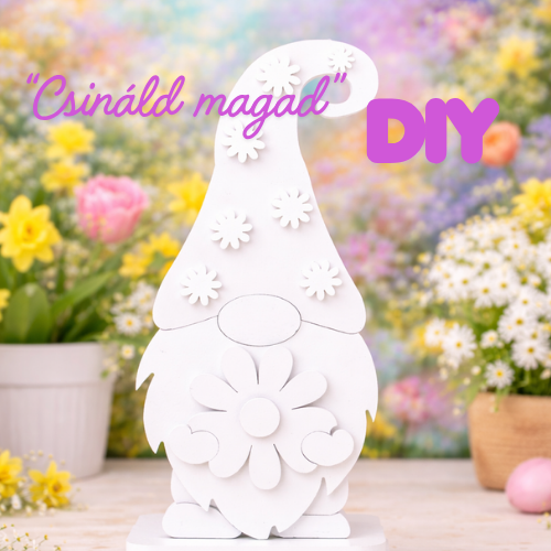 DIY- "csináld magad" Tavasz manó virággal
