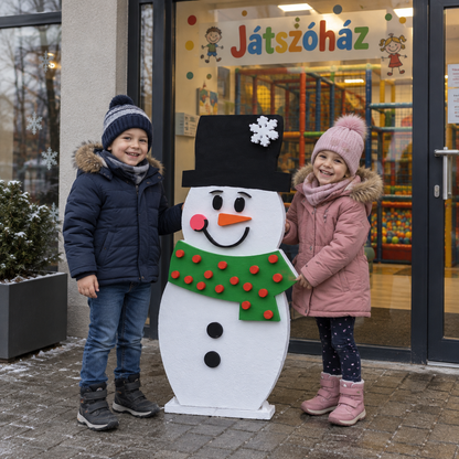 Hópihe, a Hóember dekoráció – 100 cm
