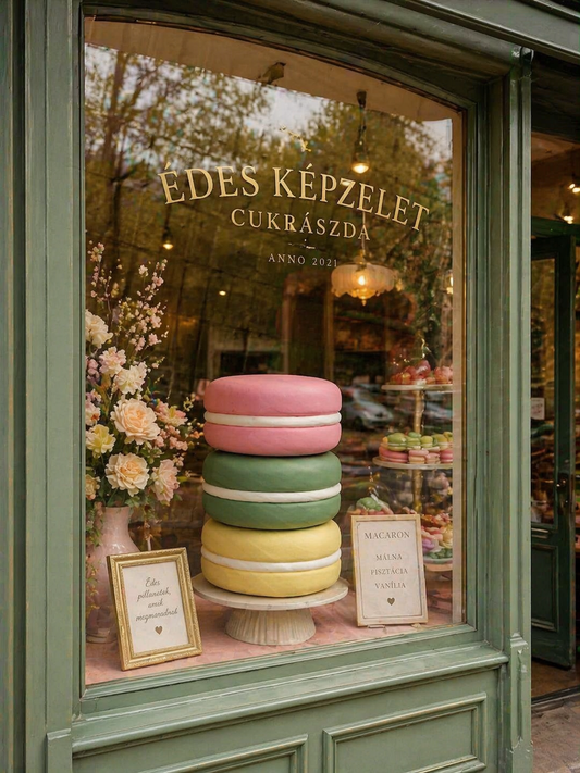 Macaron dekoráció