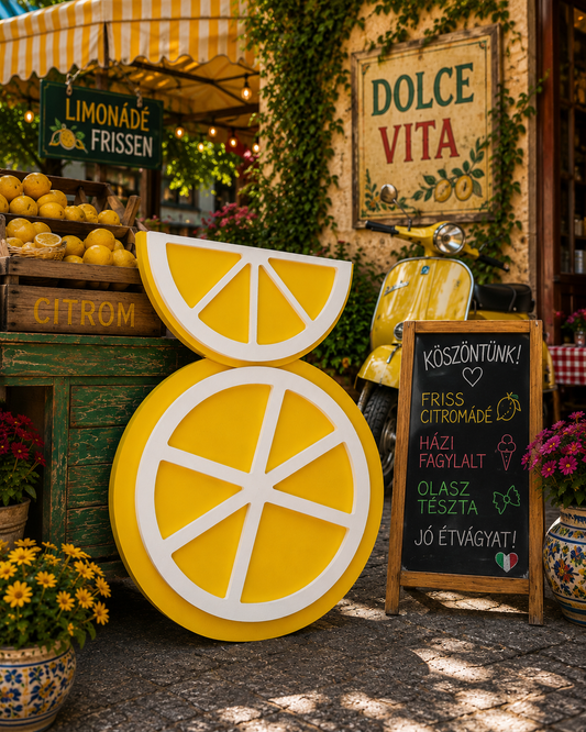 🍋 Limonádé hangulat- citrom dekoráció