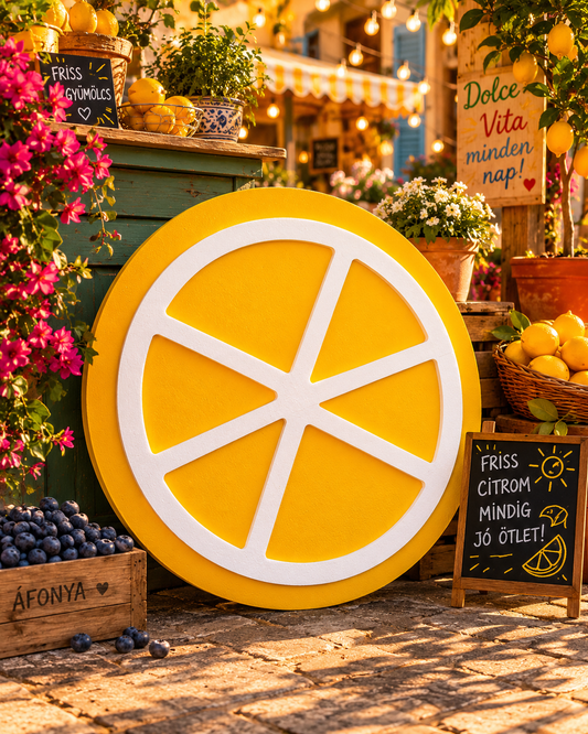 🍋 Limonádé hangulat- citrom dekoráció