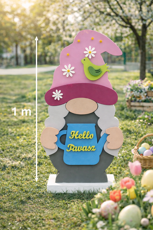 Hello tavasz""Tavasz manó-Hungarocell dekoráció